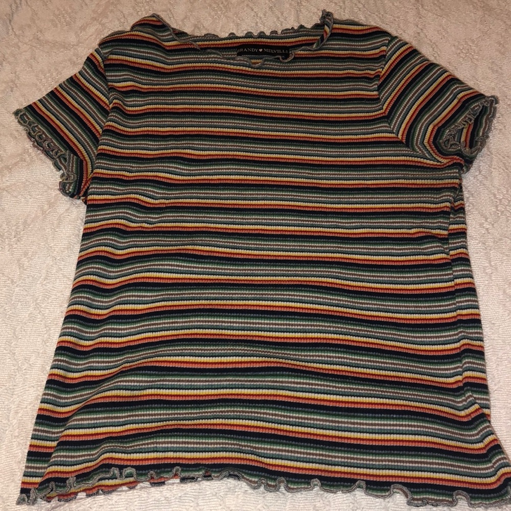 brandy melville hemmed top
